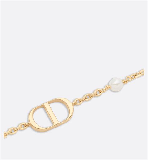 christian dior kette gold cd|Petit CD Double Bracelet Gold.